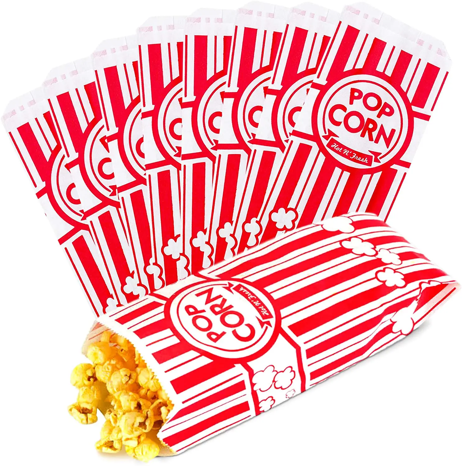 800 Popcorn Bags Popcorn Machine Supplies Set 1 oz India  Ubuy