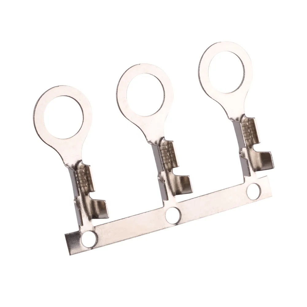 Factory Sales Round Earthing Circle Ground Screw Lugs Ring Battery Terminal  Car Brass Crimp Terminal