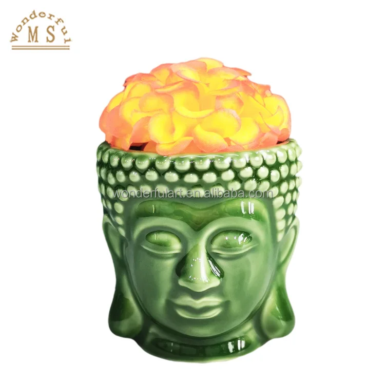 Customized Ceramic Buddha head succulent flowerpot Garden Pot Plant Planter  Flower VASE