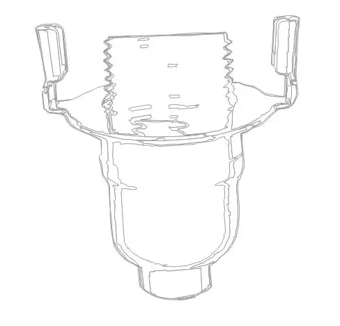 Light Duty Lamp Harp for Lampshade Support