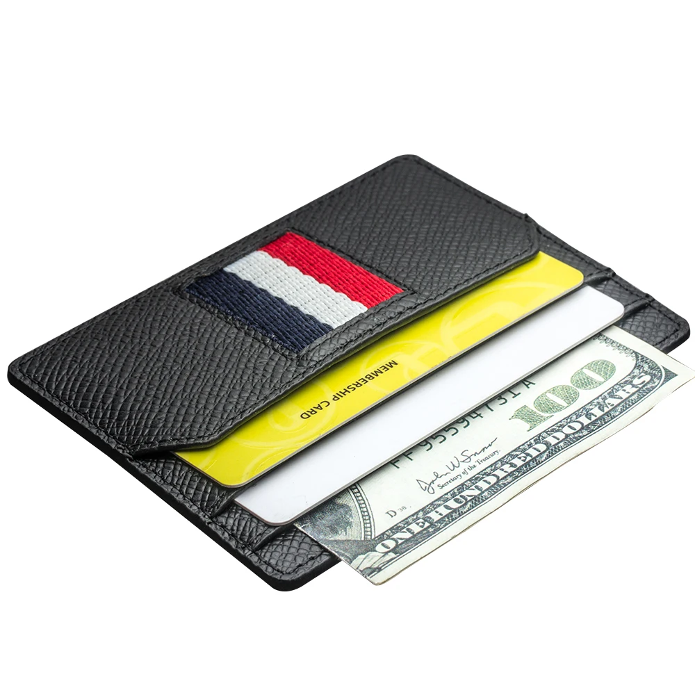 Qialino New Arrival Genuine Leather Lichee Pattern Business Card Holder Pocket Buy Card Holder Card Pocket Card Holder Pocket Product On Alibaba Com