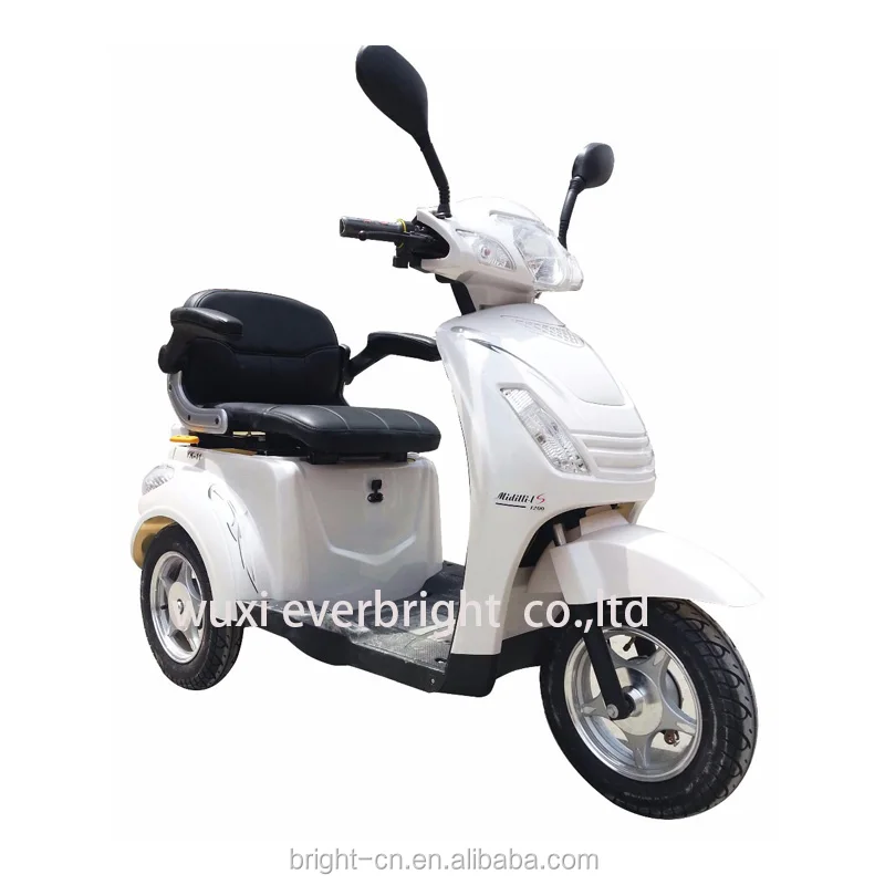 China Popular EEC COC Adults Three Wheel Handicapped Pedal Car 48v Auto Electric Tricycle for Disabled Open Body
