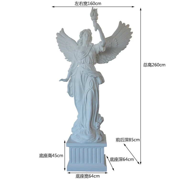 High Quality Large Outdoor Statue Fiberglass Angel Statue - Buy Angel ...