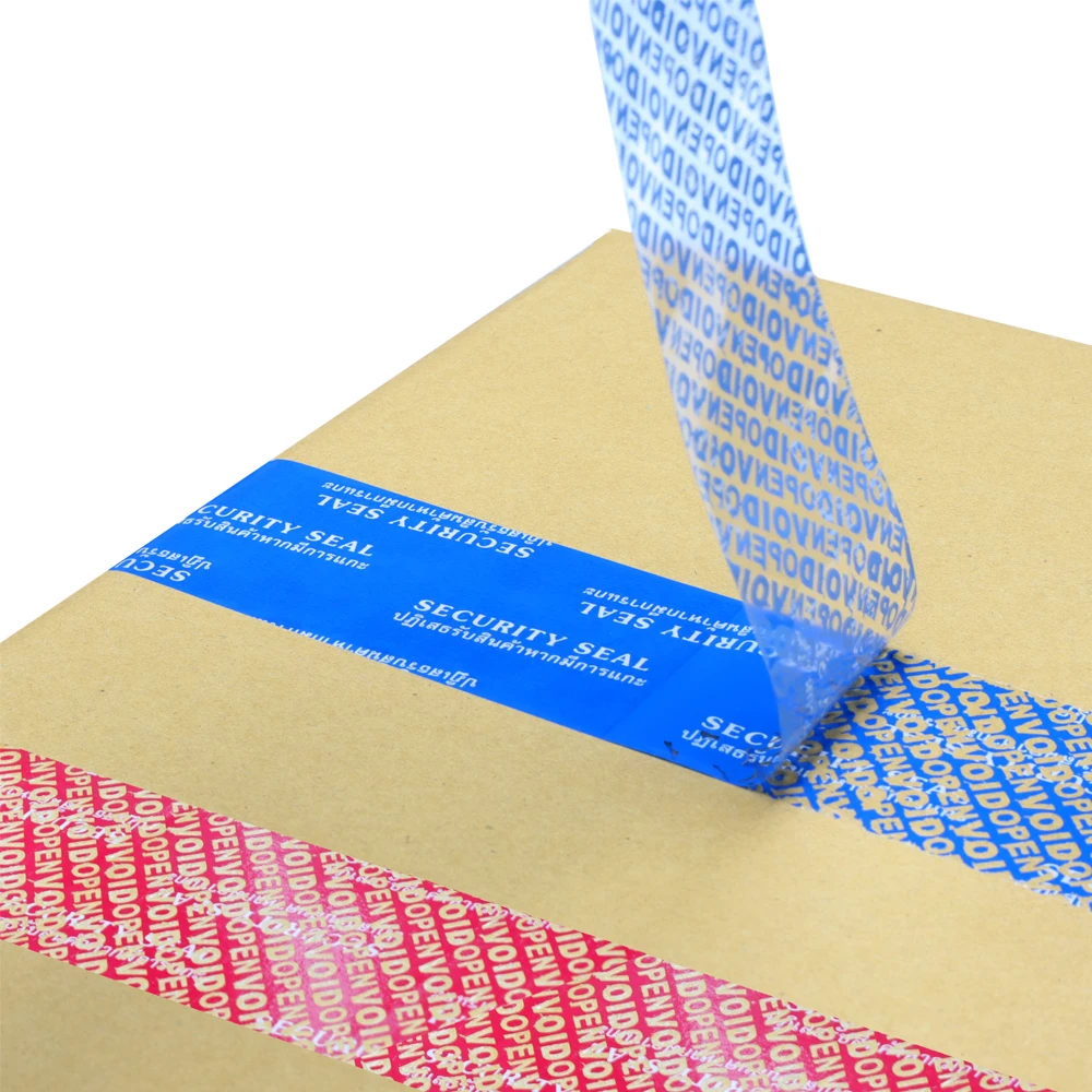 FREE SAMPLE 2'x55 Yards Anti Counterfeiting Tamper Proof Security Void Tape  Custom Packing Tape