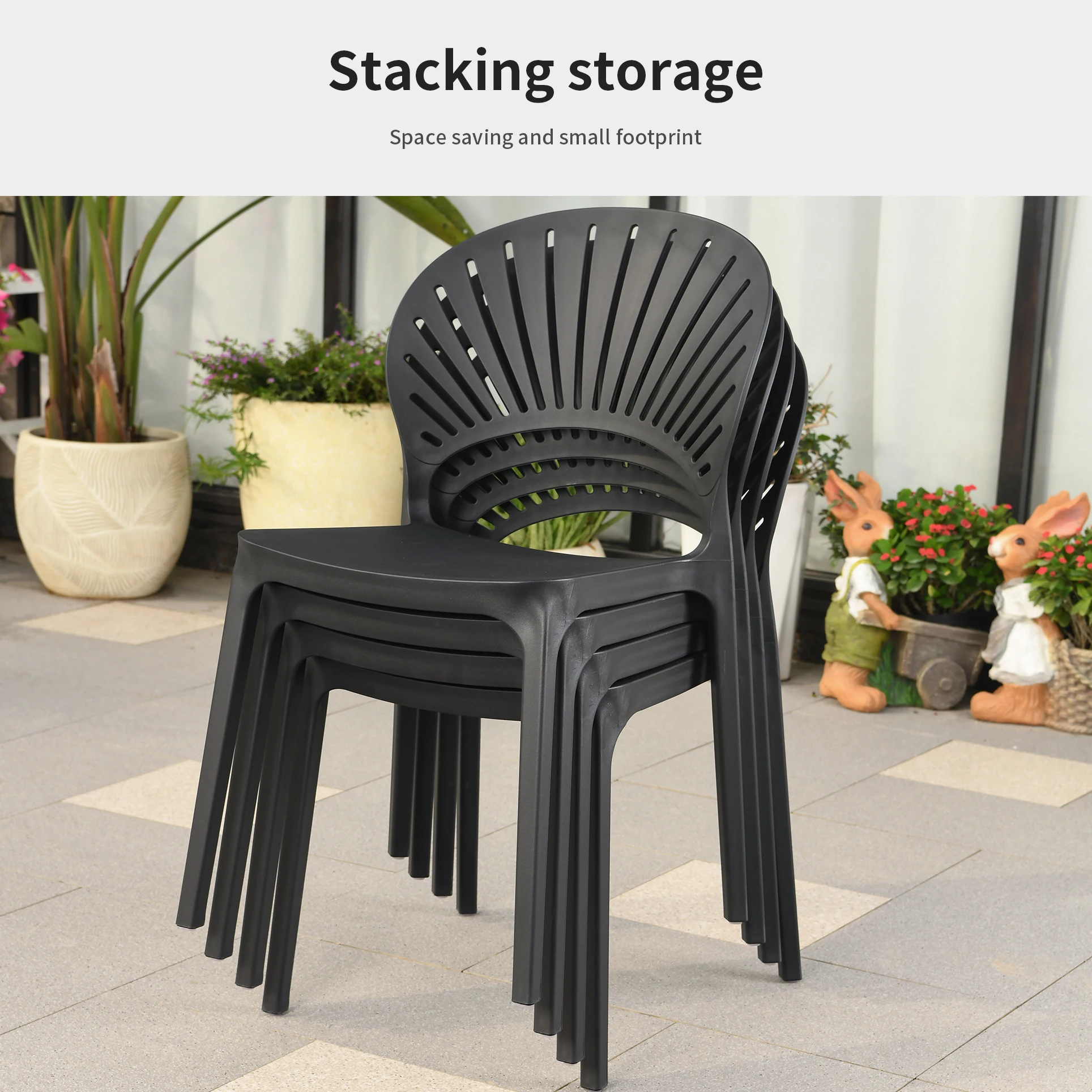 Chair Outlet Sturdy Plastic Outdoor Chairs Fashion Design Shell