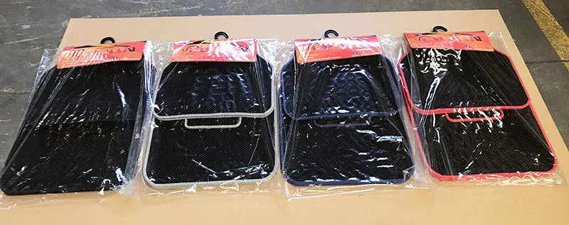 2024 Artes New Arrivals Sewn Braided Tape Edge 5 Piece Rubber Dirt Protection All Weather Car Floor Mats supplier