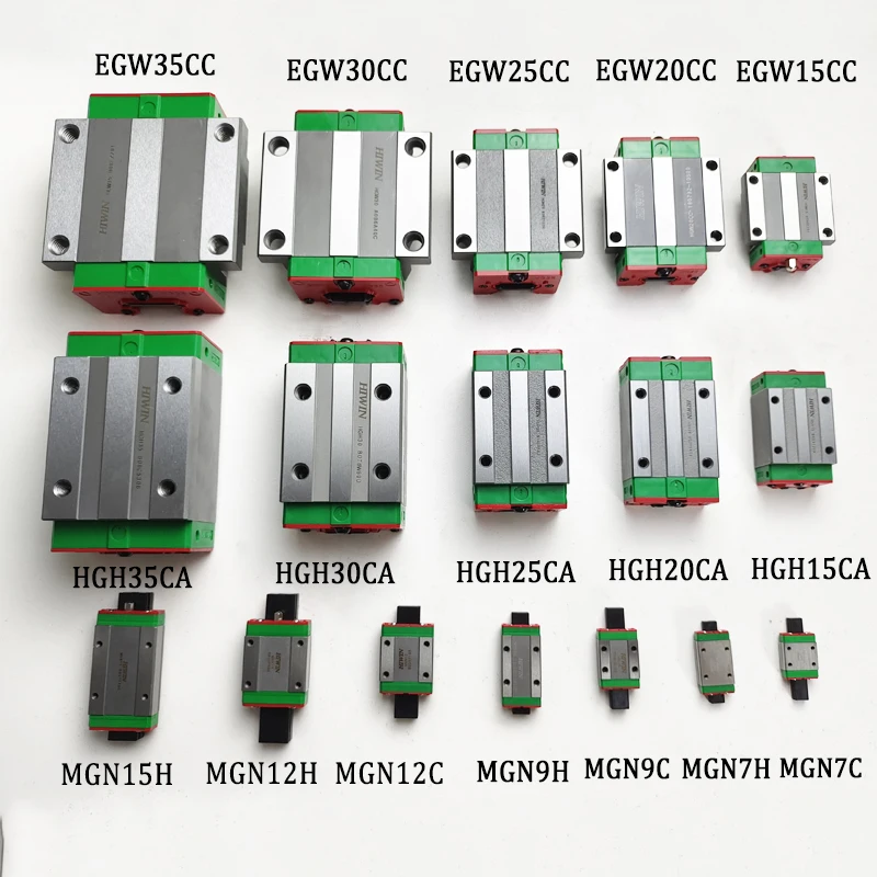 Hiwin 3D Printer Linear Rails MGN5C MGN9C MGN12C MGN15C Linear Guides with Core Gear Components