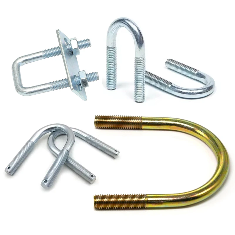 Wholesale Top Quality Carbon Steel U Bolt Customized Galvanized U Bolt for Agriculture