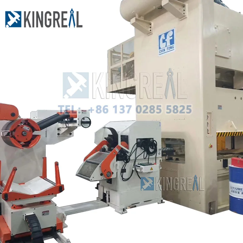 Coil Metal Sheet Panel Leveling Servo Feeding Laser Cutting Machine Combine Decoiler Leveling Feeder Punch Machine