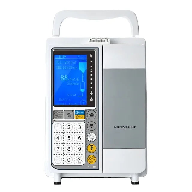 best seller medical Infusion pump IV set / Double CPU system  portable Medical use Infusion pump machine