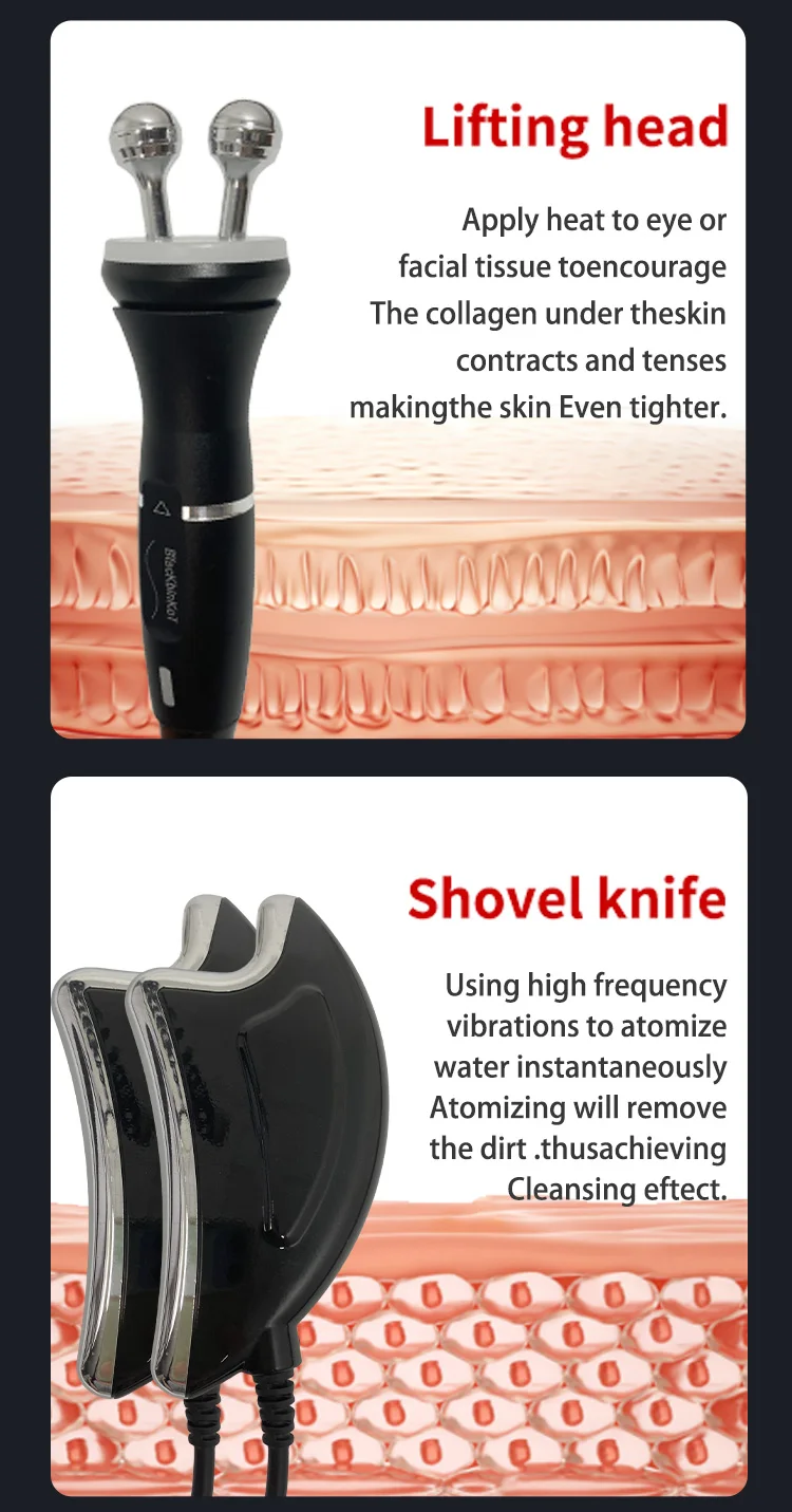 10 in 1 Hydro Dermabrasion Machine with 8/10 Handles and 1 Year Warranty for Professional Skin Care