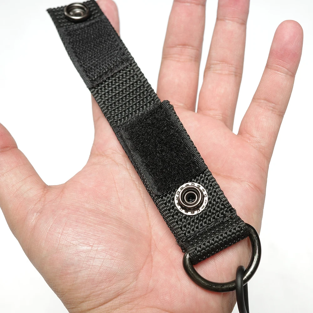 YAKEDA MOLLE Tether слинг расширяемый Тактический шнур черный