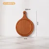 Ebony wood, 25*18*2 cm (pizza sink style)