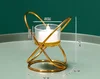 Gold Single candlestick ,without candle and candle cup
