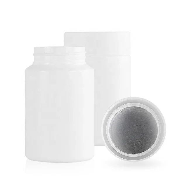 750ML Straight side wide mouth glossy medical bottle luxury packaging sugar supplement nutrition product container
