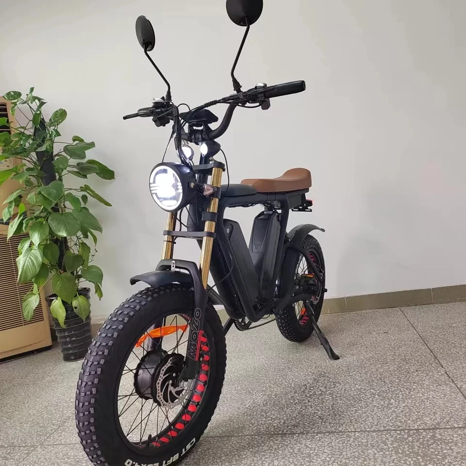 20"x4.0 Wheel Full Suspension Ebike 1000w X2 Dual Motors Fat Bike 22ah