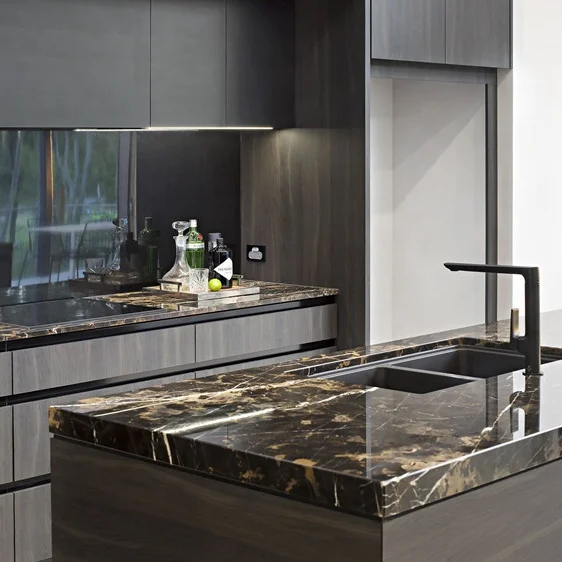 Black Fusion Granite  Kitchen & Countertops - Fulei Stone