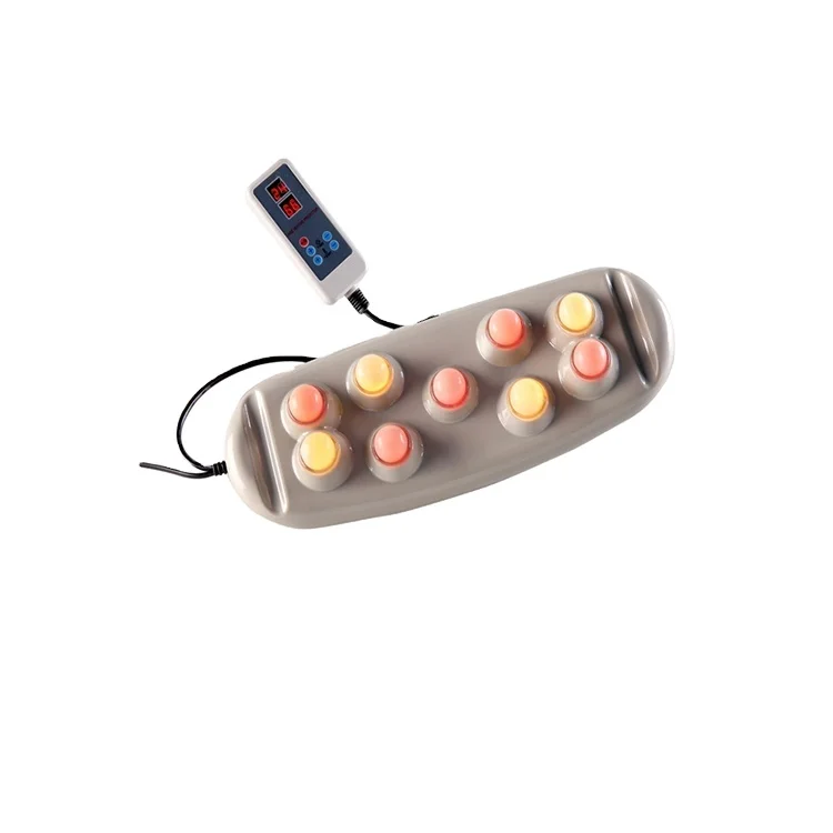 C-400 9 Ball Jade Projector Massager Infrared Light Therapy Handheld Device Body Pain Relief Handy Heater