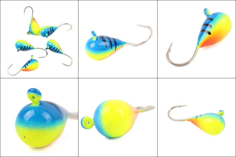 Wholesale Glow Tungsten Head Ice Fishing Jigs For Walleye Winter