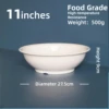 Bassine à soupe de 11 pouces résistante aux hautes températures - 100% mélamine