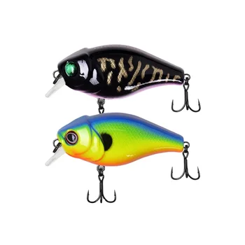 Lure Freshwater Fat Minnow 50mm 6g Plastic Hard Bait Biomimetic Lure Bass Snakehead Fish 10# Hook – Minnow – view 2