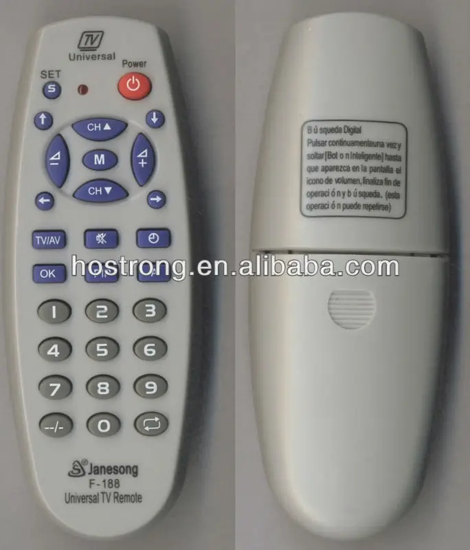 Factory Supply New LED LCD TV Universal Remote Control South America F-188 Wholesale