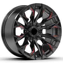 Hongchuang  alloy wheel for off-road cars and pickup truck size 16 inch 18 inch and 20 inch rim 6X139.7