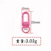 พวงกุญแจหัวเข็มขัดประตูสีชมพู MK33B0533mm วัสดุอัลลอย
