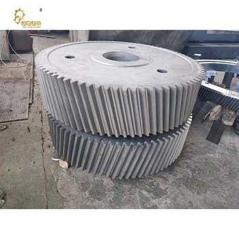 High Quality Custom CNC Machining Forged Steel Large Helical Pinion Gear for Drive Large Shafts