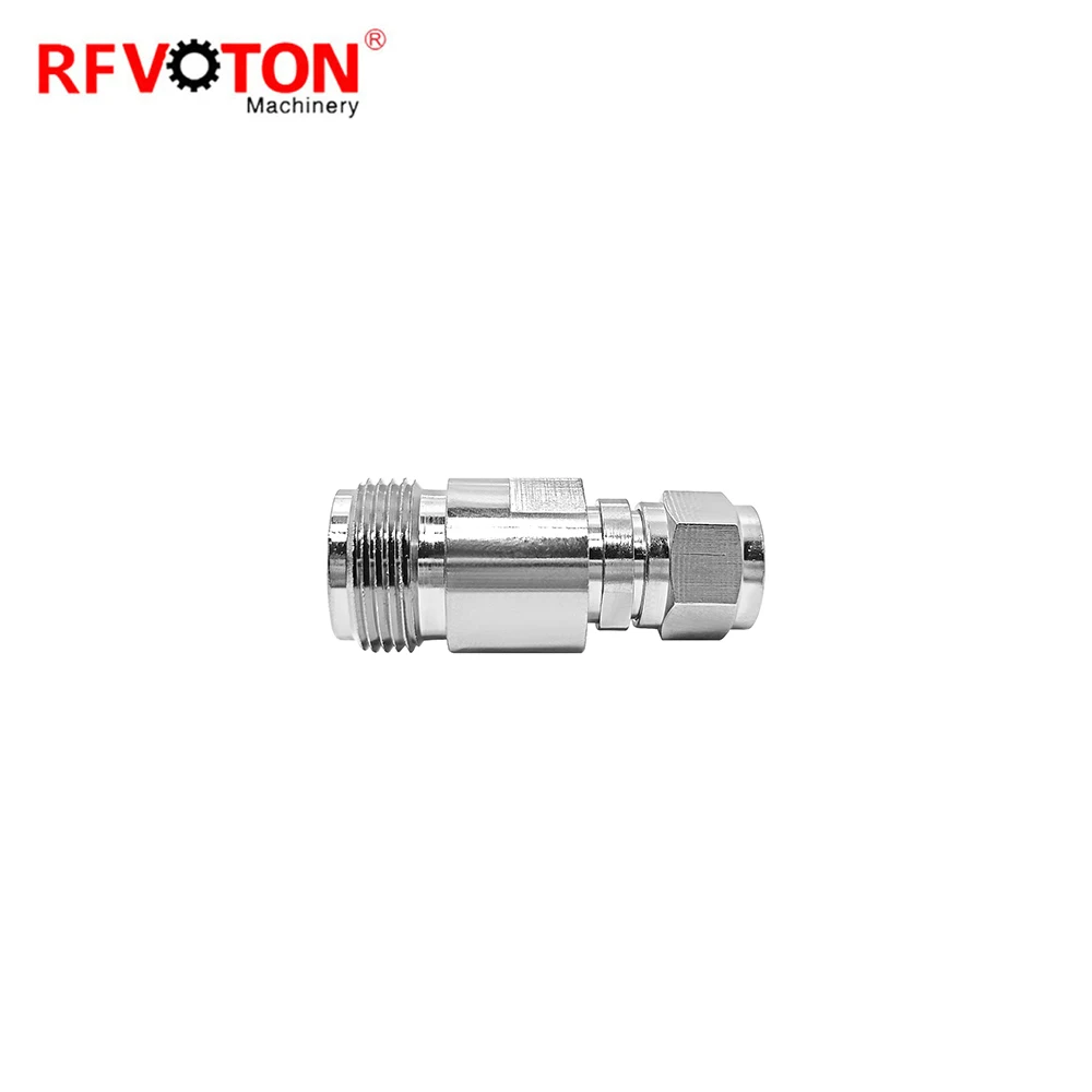 Factory Supply F Male Plug to n Female Jack  Rf Adaptor RF Copper Brass Connector Adapter in Stock ROHS