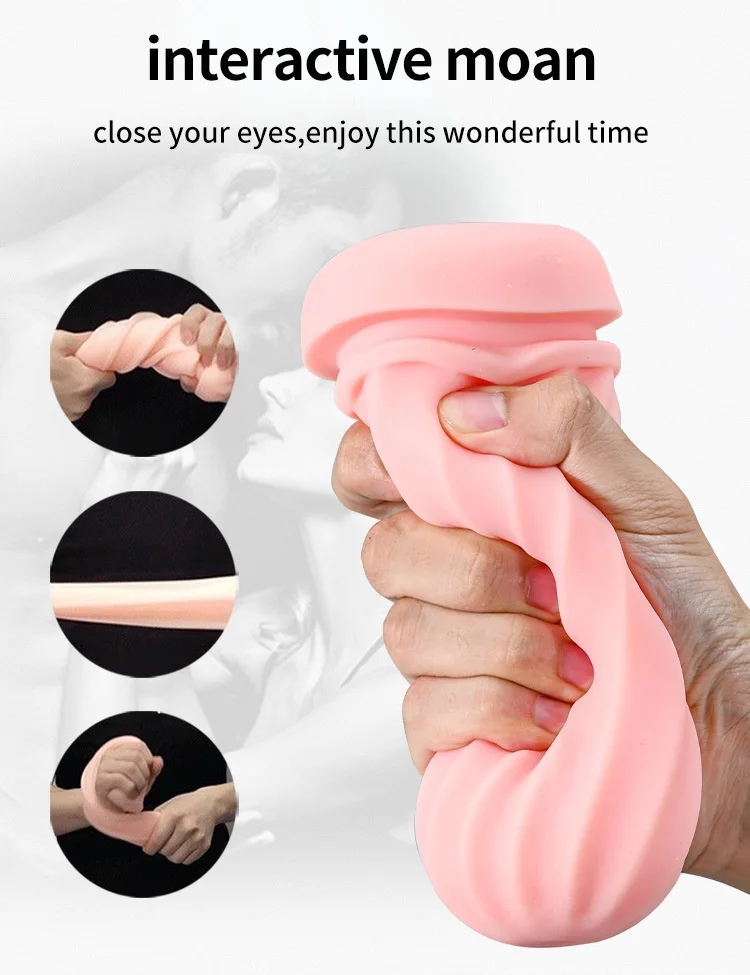 Digital Display 8-Frequency Vibrating Dildo Double Realistic Channel Male Penis Delayed Ejaculation Masturbation Cup for Men