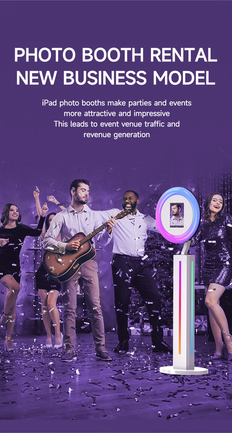 High Quality Handheld Roaming Ipad Photo Booth Selfie Ipad Photo Booth