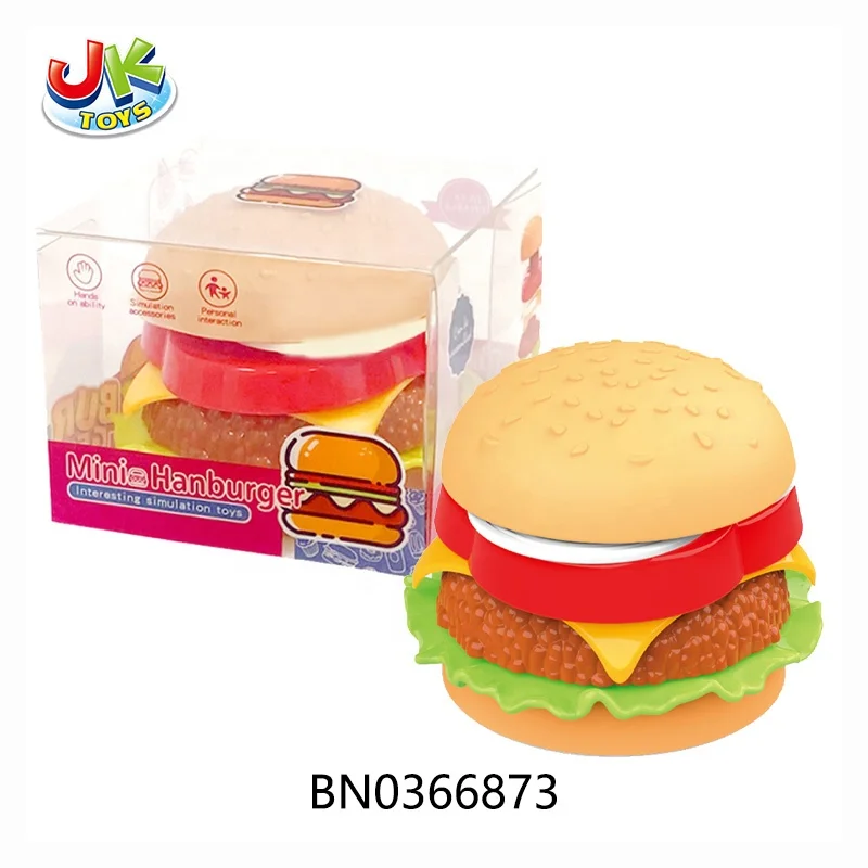kids plastic hamburger toy
