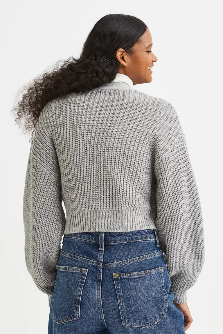 VSCOO Top High Quality Custom Deep Large v Neck Solid Color Long Sleeve Two Belts Bow Knot Knitting Women Sweater