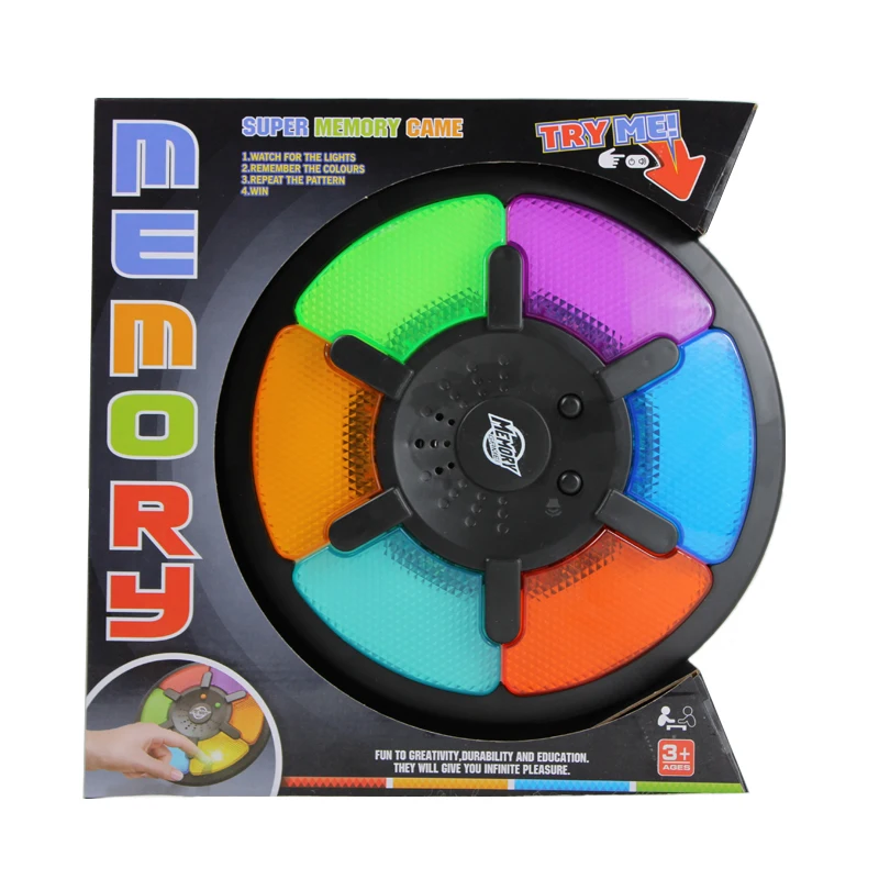 Good selling light sound children enjoy hand held educational toys electronic right brain memory game