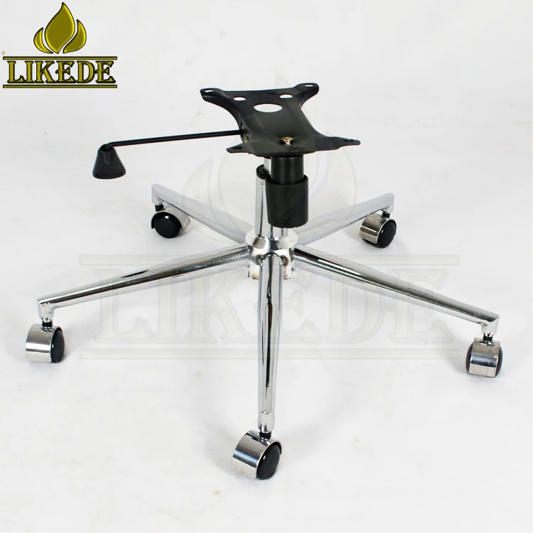 Metal Five-Legged Office Computer Chair Base Chrome Iron Steel Stylish Metal Furniture Legs