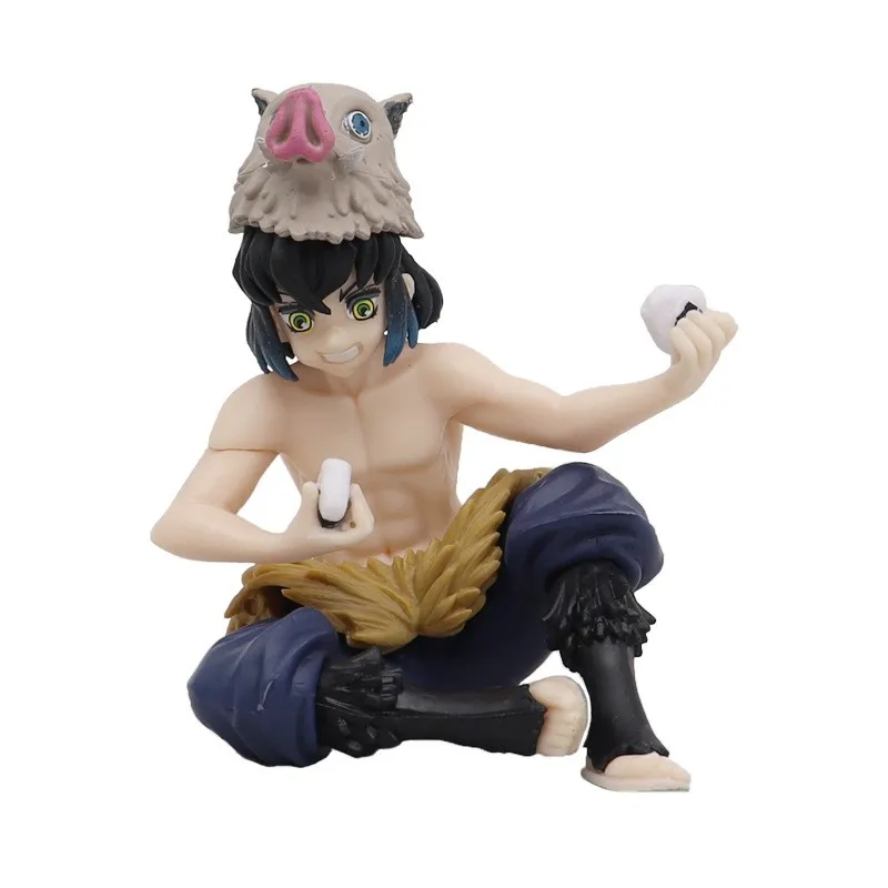 Demon Slayer: Kimetsu no Yaiba Agatsuma Zenitsu Eat Rice Balls PVC Figure