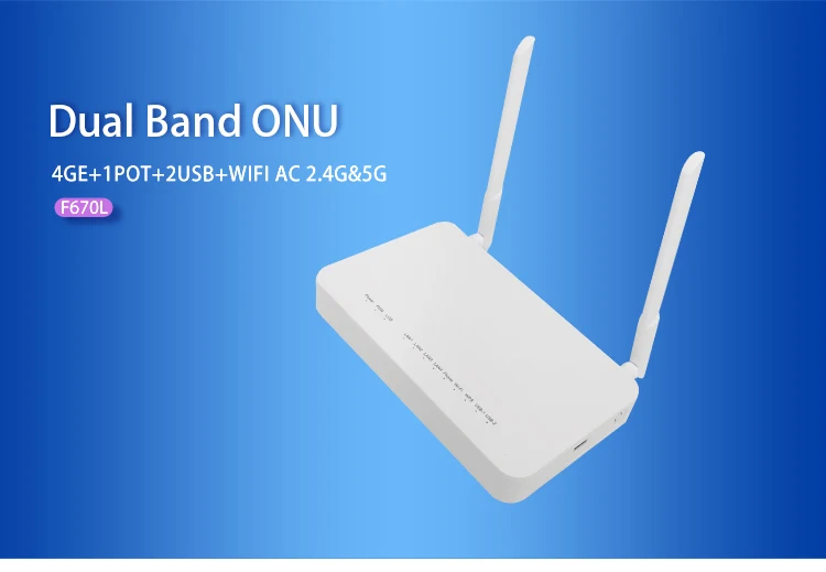 Qiton Ftth Dual Band Wifi Router F660 V8 F609 V5.2 Gpon Epon Onu Router