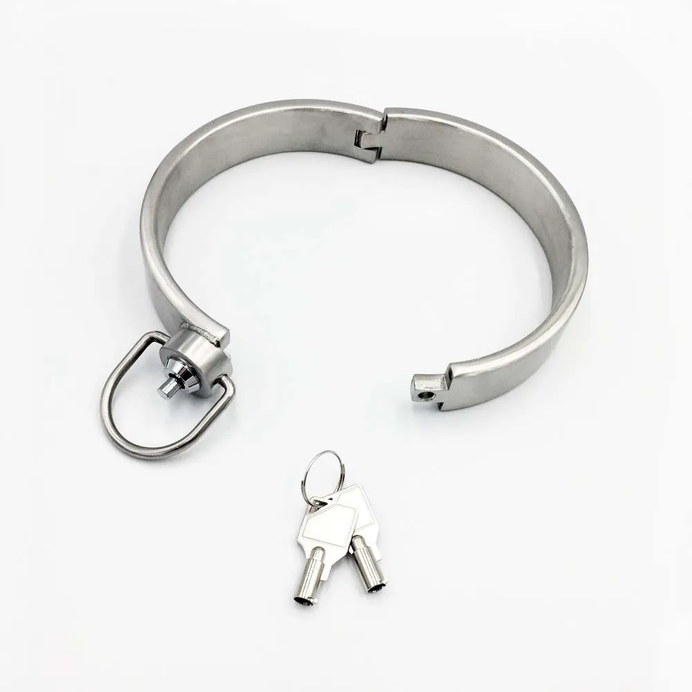 SM stainless steel collar new press lock male and bondage collar female  adult toys Dog circle Sex Slave sex toys| Alibaba.com