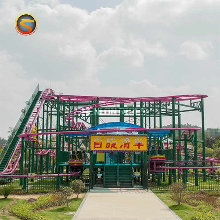 Лидер продаж большая тематическая игра в горку парк развлечений американские горки крутящаяся американская горка продажа