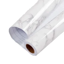 DUUEIHHUER Modern Self-Adhesive Wallpaper Striped Marble Design Waterproof Oil-Proof for Kitchen for Hotel Geometric Damask