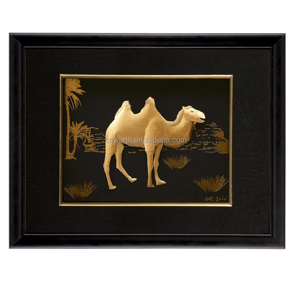 Bingkai Gambar 3d Asli Dengan Desain Unta Antik Bingkai Daun Emas Dekorasi Rumah Cermin Dinding Buy Antik Daun Emas Bingkai Dinding Cermin 3d Bingkai Foto Product On Alibaba Com