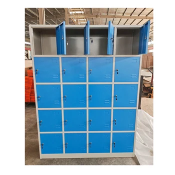 20 Door Metal Lockers for Schools, Gyms, and Offices - Custom