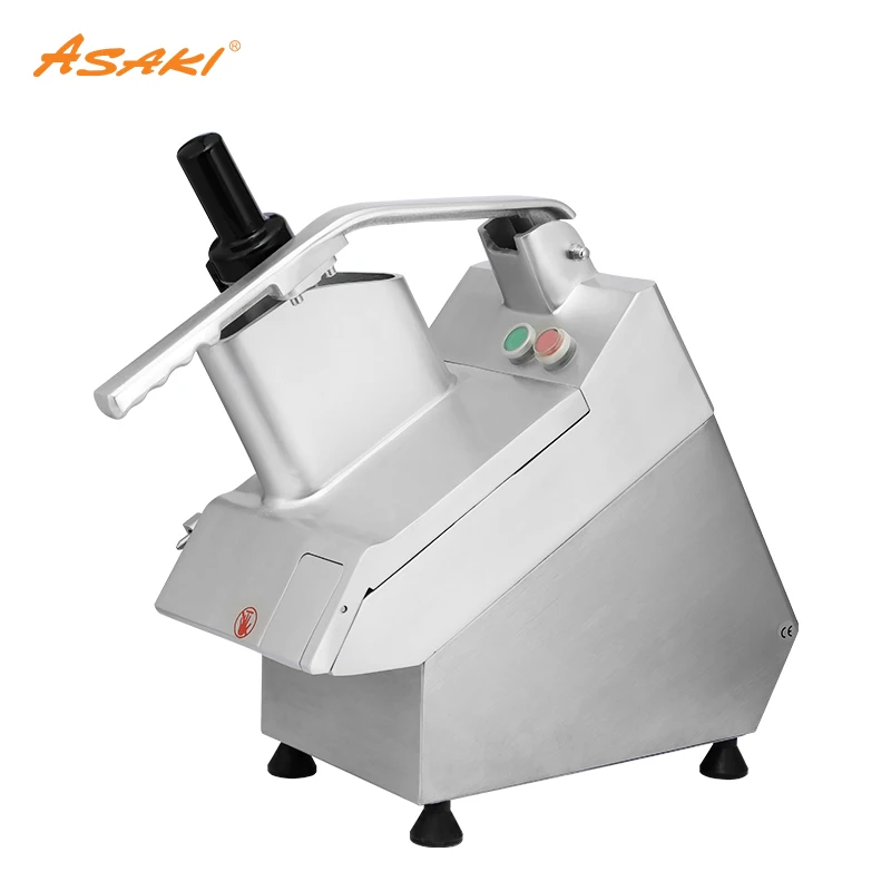 550W Stainless Steel Base CE Commercial Vegetable Slicer Chopper