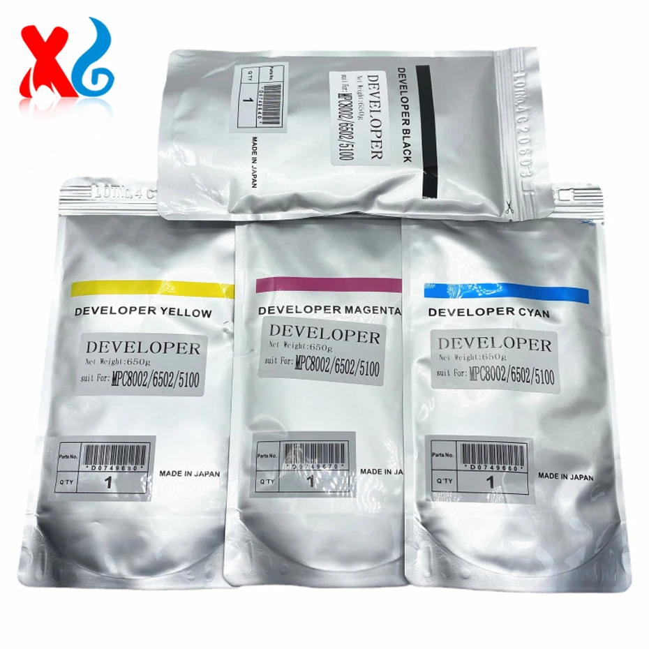 Developer Iron Powder Compatible for Ricoh MPC 6502 8002 8003 8000 8100 8200 9000 MP C6502 C8000Developer