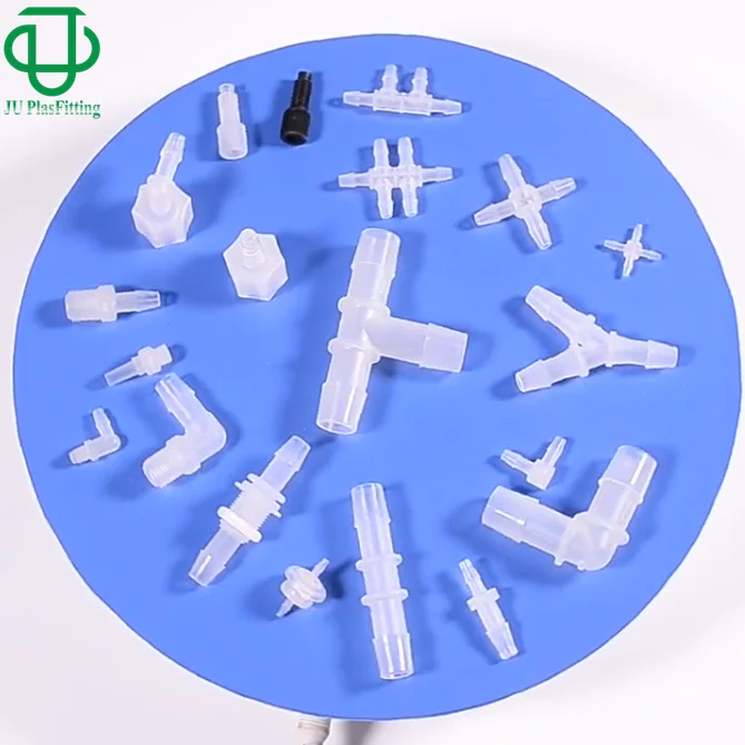 Connettore Raccordo Riduttore Per Tubo Aria 4mm-3mm: In Plastica, Diritto, 1 Pezzo