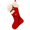 Red Color-Block Socks