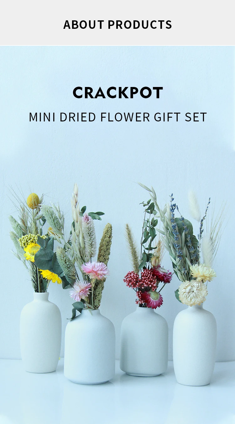 新款天然干花迷你花束花瓶为亲朋好友 Buy 小干花花束 干花arangementvase装饰product On Alibaba Com