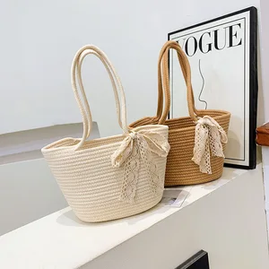 Hot Selling Straw Women Hand Bag Tote Bag Purses and Handbags for Ladies