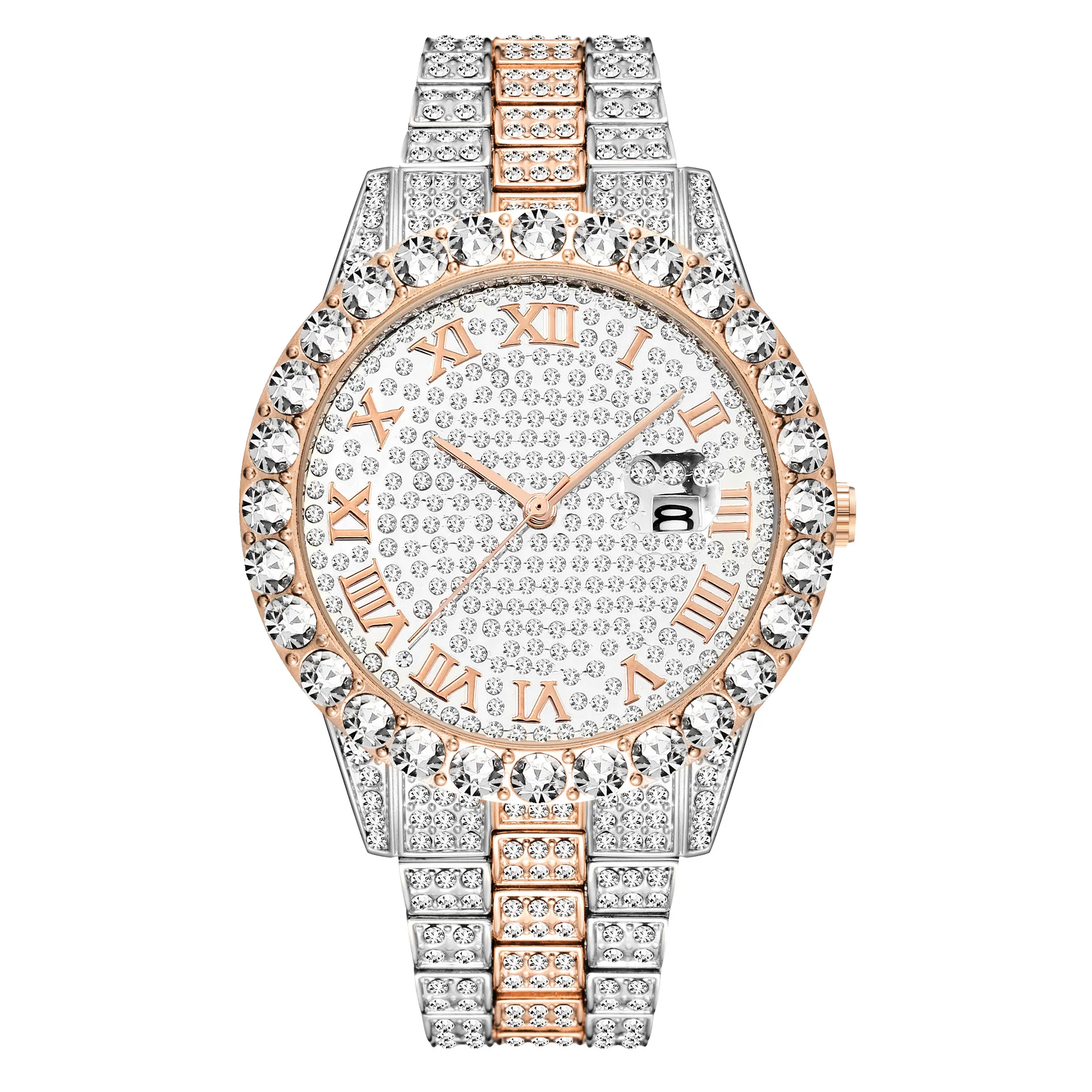 ［5/6AMまで値下げ］美品⭐︎トランペット　ゴールド Shop Our Hip Hop Gold Plated Luxury Watches for Men & Women